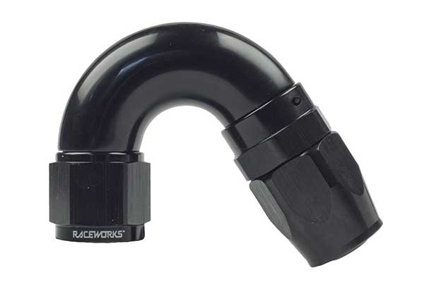 Raceworks 110 Series Taper Hose End 150 degree