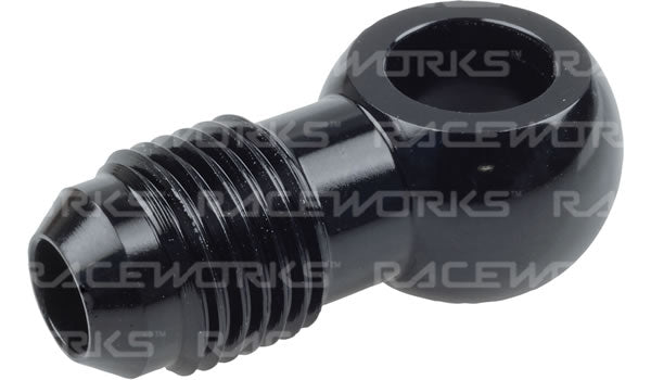 Raceworks AN Male Flare Banjo Fitting - Straight