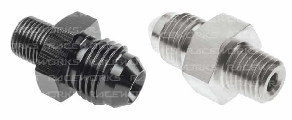 Raceworks AN Male Flare to NPT Adapter straight