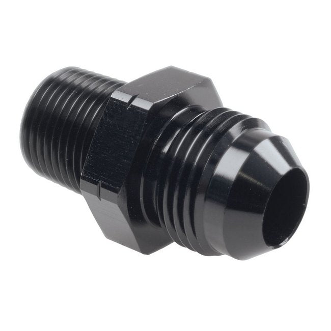 Raceworks Male Flare AN to Male BSPT Tapered Adapter