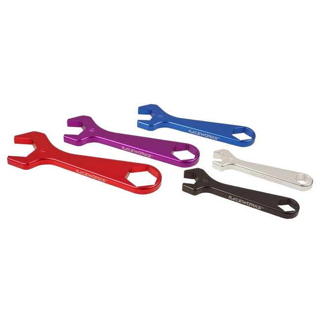 Raceworks AN Aluminium Wrenches AN-4 to AN-12 5pc